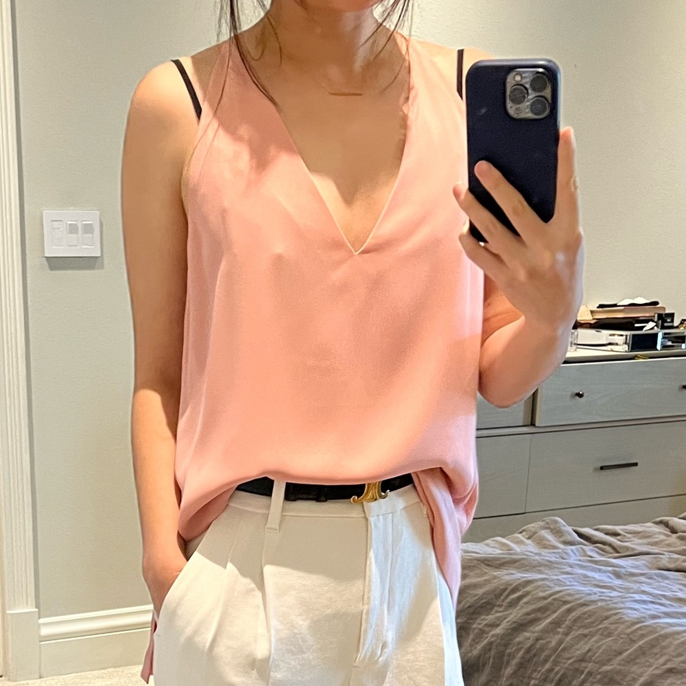 Aritzia pink cami